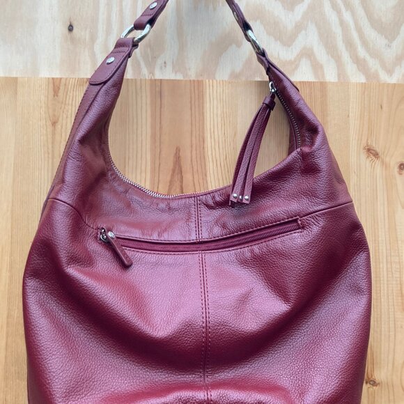 Piazza Red Genuine Leather Handbag/Shoulder Bag - Picture 2 of 6